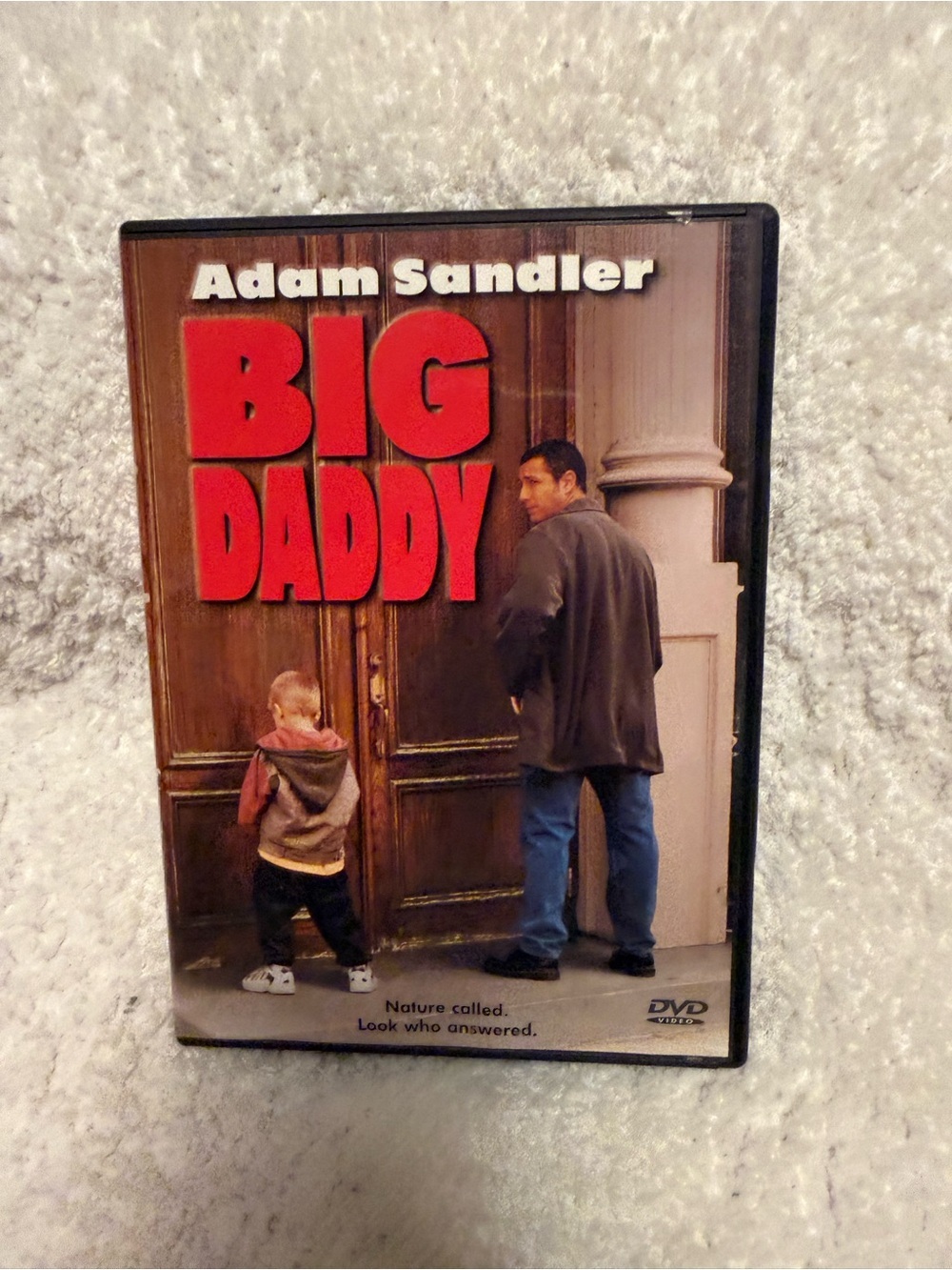 Big Daddy DVD featuring Adam Sandler - Red & Brown Cover
